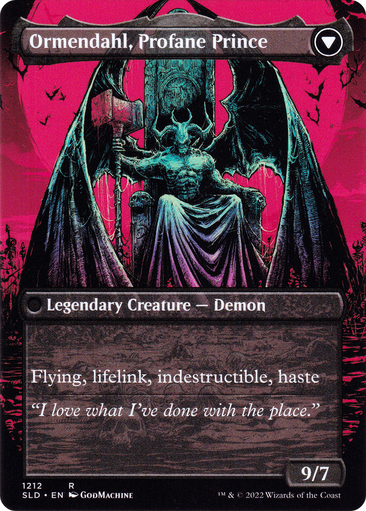 Westvale Abbey (Display Commander) - Thick Stock (SLD-1212) [Secret Lair] Drop (Borderless) MTG Single Wizards of the Coast