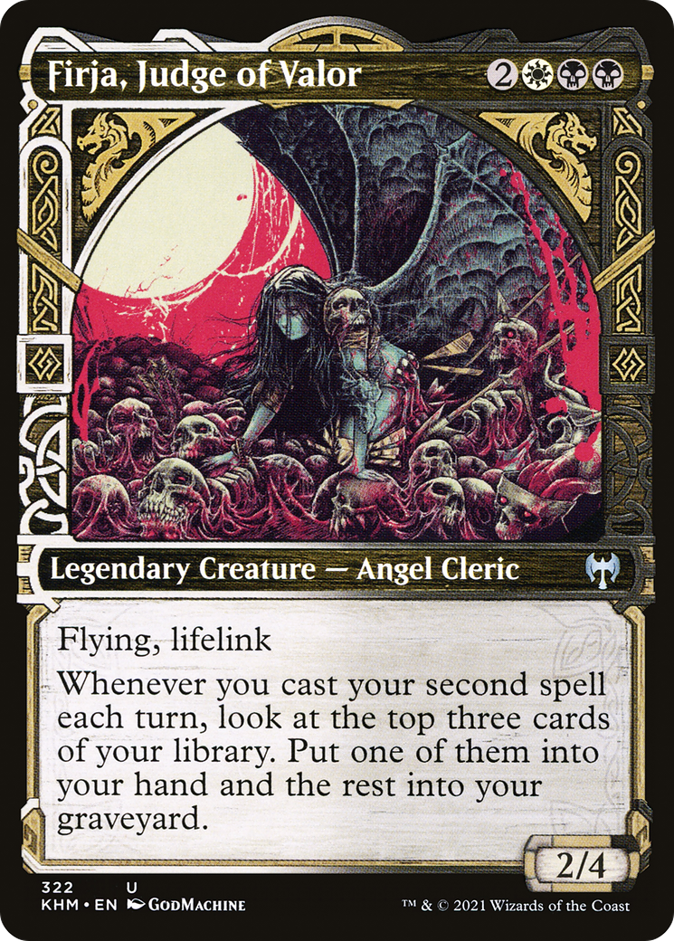 Firja, Judge of Valor (KHM-322) [Kaldheim] (Showcase) Foil MTG Single Wizards of the Coast
