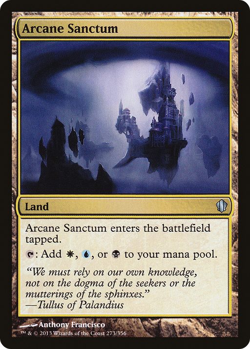 Arcane Sanctum (C13-273) [Commander 2013] MTG Single Wizards of the Coast