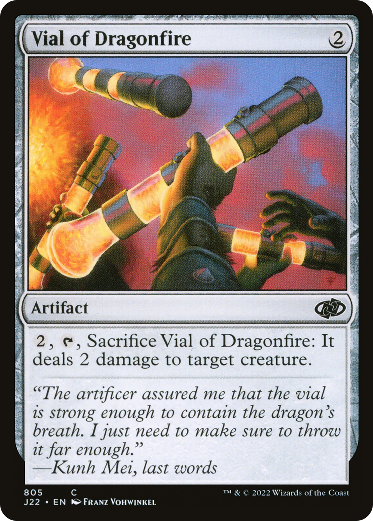 Vial of Dragonfire (J22-805) [Jumpstart 2022] MTG Single Wizards of the Coast