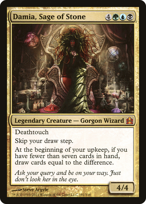 Damia, Sage of Stone (CMD-191) [Commander 2011] MTG Single Wizards of the Coast