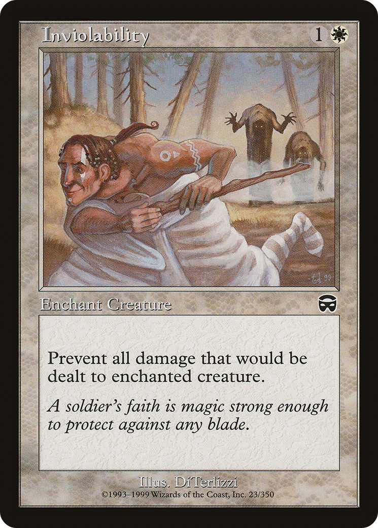 Inviolability (MMQ-023) [Mercadian Masques] Foil MTG Single Wizards of the Coast