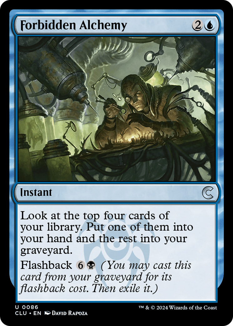 Forbidden Alchemy (CLU-086) [Ravnica: Clue Edition] MTG Single Wizards of the Coast