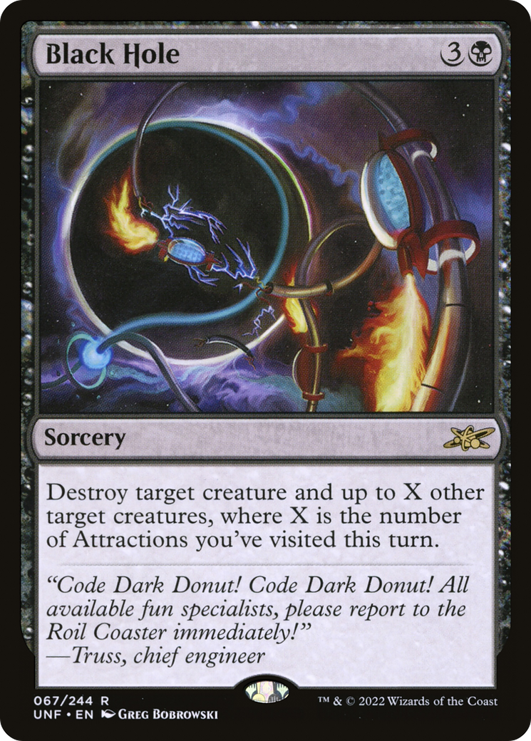 Black Hole (UNF-067) [Unfinity] Foil MTG Single Wizards of the Coast