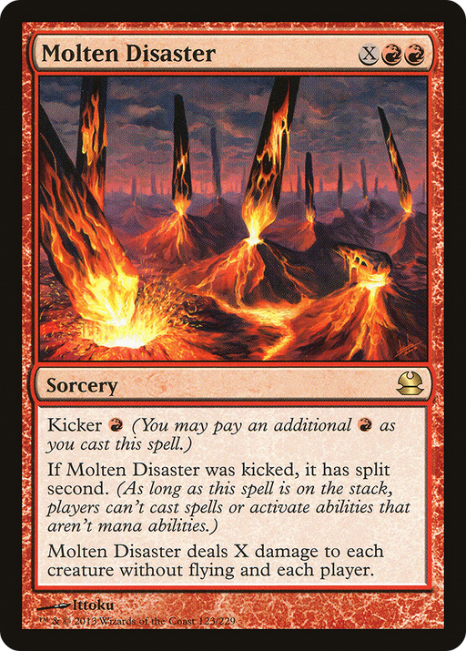 Molten Disaster (MMA-123) [Modern Masters] MTG Single Modern Masters
