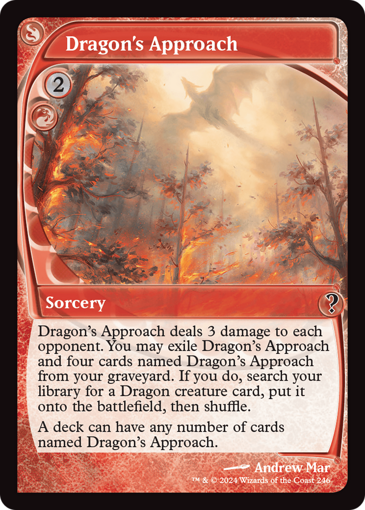 Dragon's Approach (Future Sight) (MB2-246) [Mystery Booster] Mystery Booster 2 Foil MTG Single Wizards of the Coast