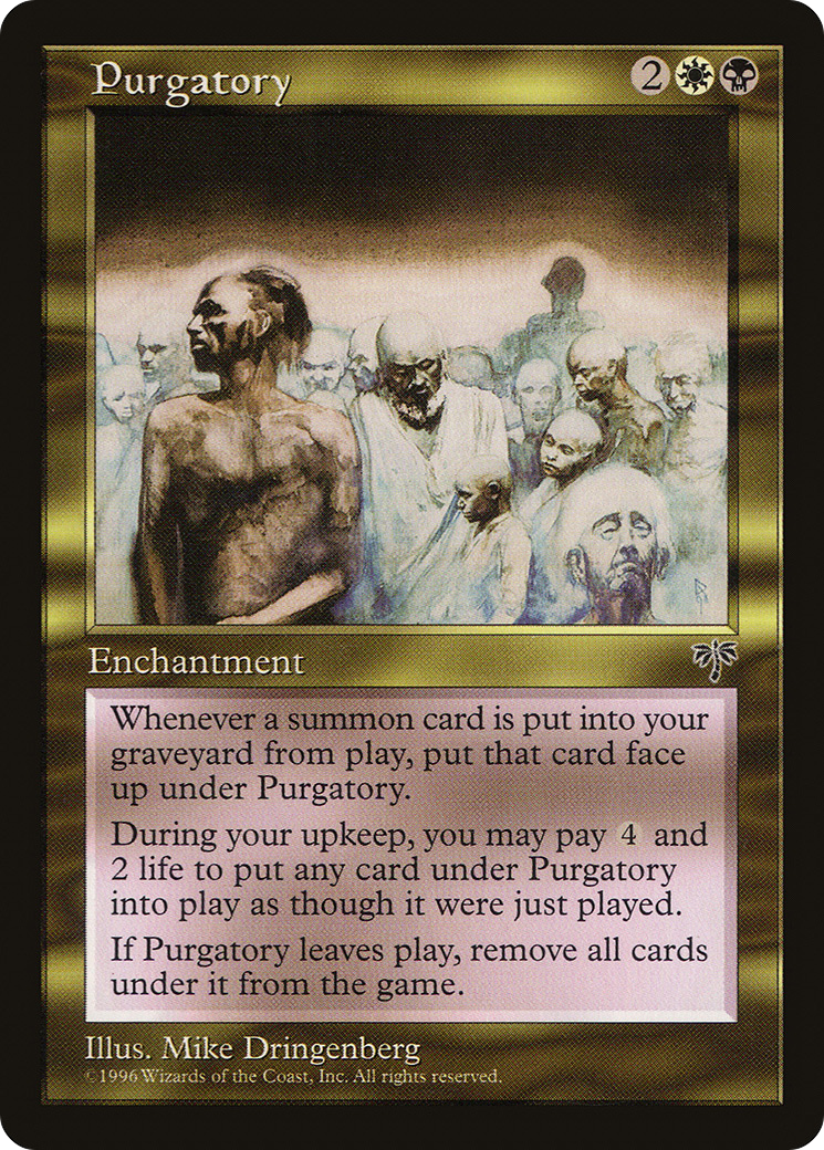 Purgatory (MIR-275) [Mirage] MTG Single Wizards of the Coast