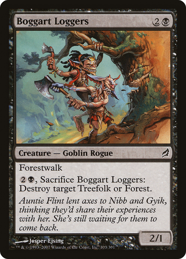 Boggart Loggers (LRW-103) [Lorwyn] Foil MTG Single Wizards of the Coast