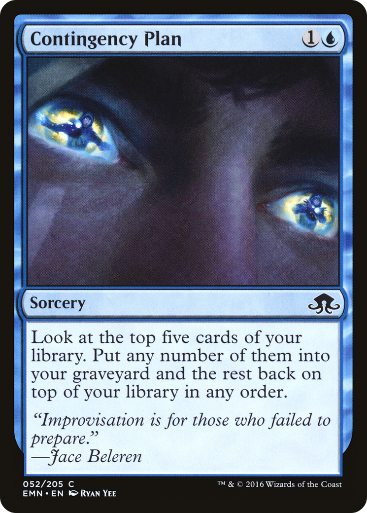Contingency Plan (EMN-052) [Eldritch Moon] Foil MTG Single Wizards of the Coast