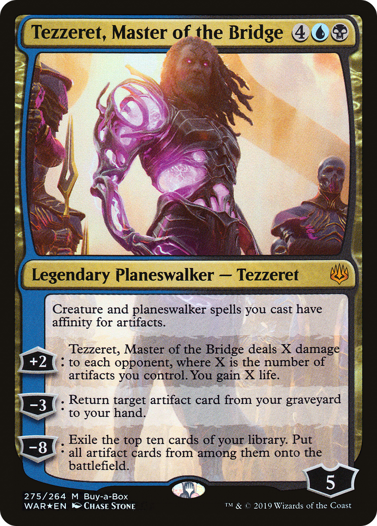 Tezzeret, Master of the Bridge (BABP-275) [War of the Spark] Foil MTG Single Wizards of the Coast