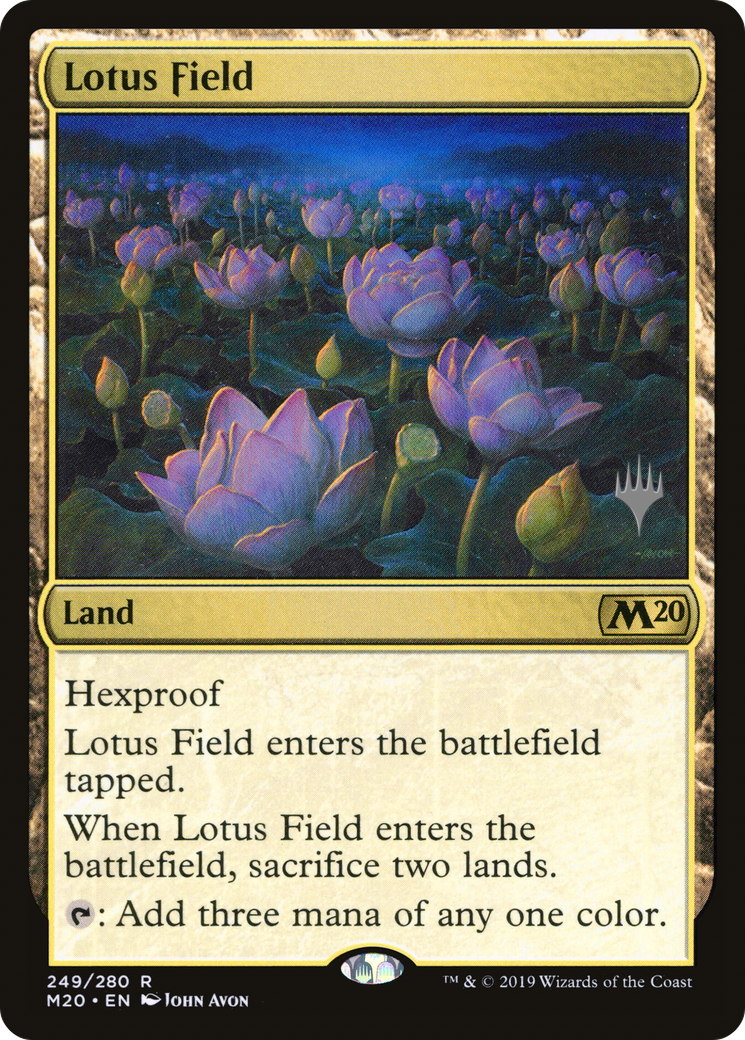 Lotus Field (PPM20-249) [Core Set 2020 Promos] Foil MTG Single Wizards of the Coast