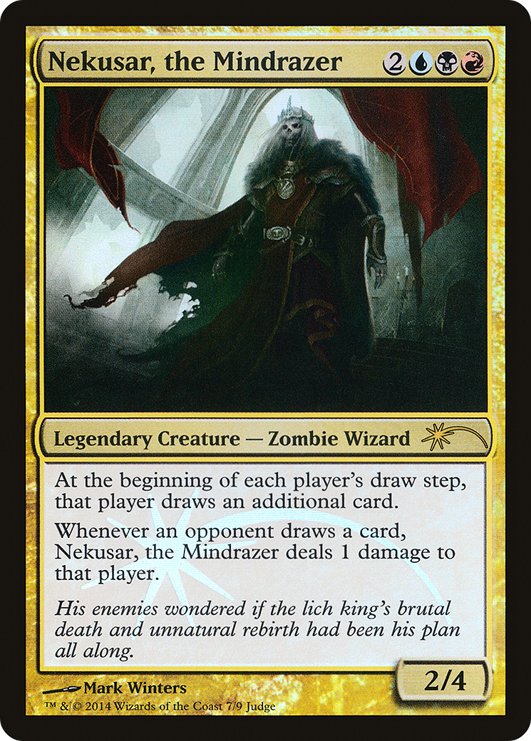 Nekusar, the Mindrazer (JDG-007) [Misc] Judge Gift Cards 2014 Foil MTG Single Wizards of the Coast