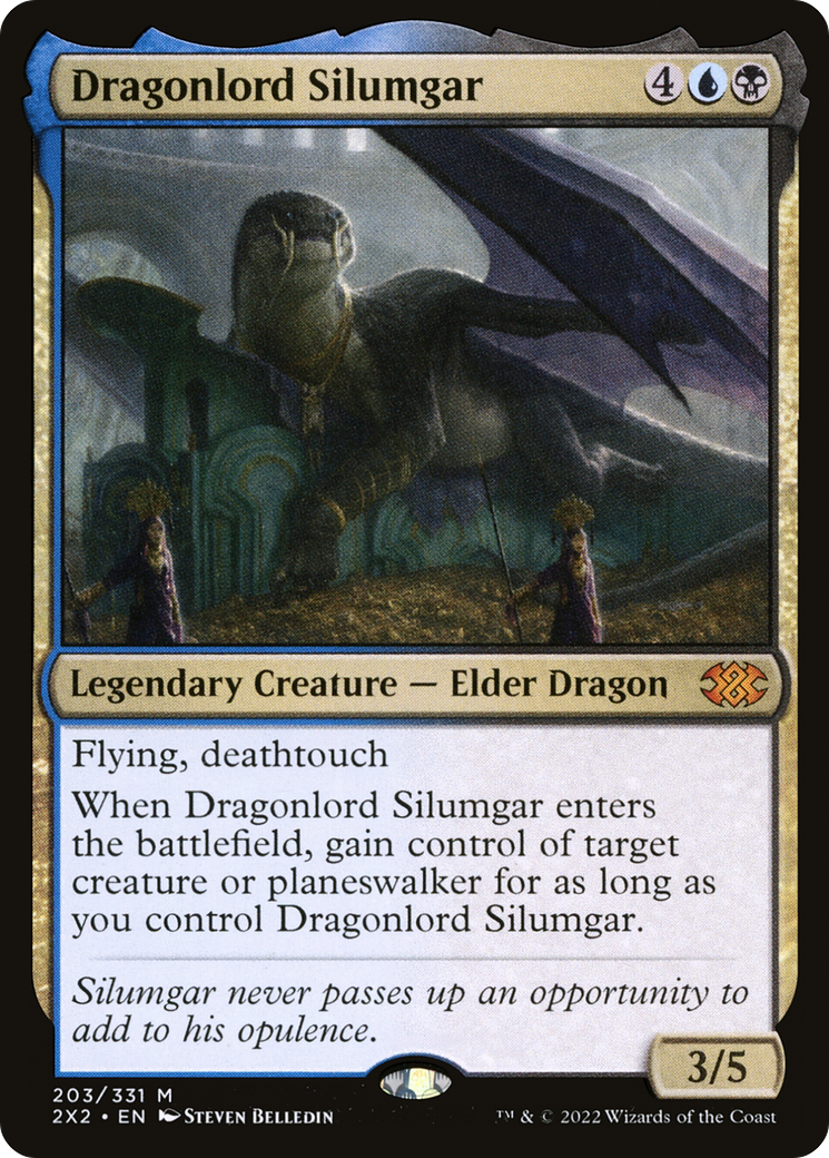 Dragonlord Silumgar (2X2-203) [Double Masters 2022] MTG Single Wizards of the Coast