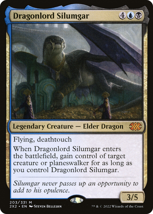 Dragonlord Silumgar (2X2-203) [Double Masters 2022] MTG Single Wizards of the Coast