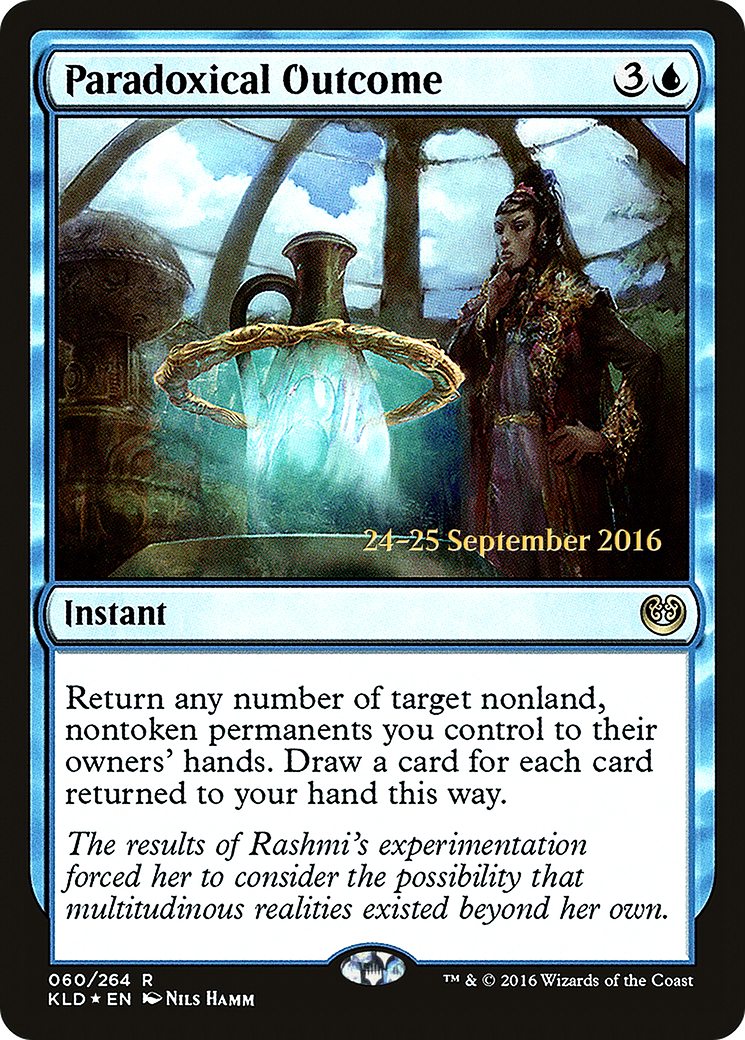 Paradoxical Outcome (PRE-060) [Kaladesh Promos] Foil MTG Single Wizards of the Coast