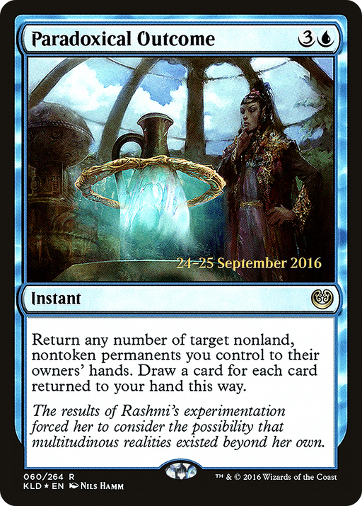 Paradoxical Outcome (PRE-060) [Kaladesh Promos] Foil MTG Single Wizards of the Coast