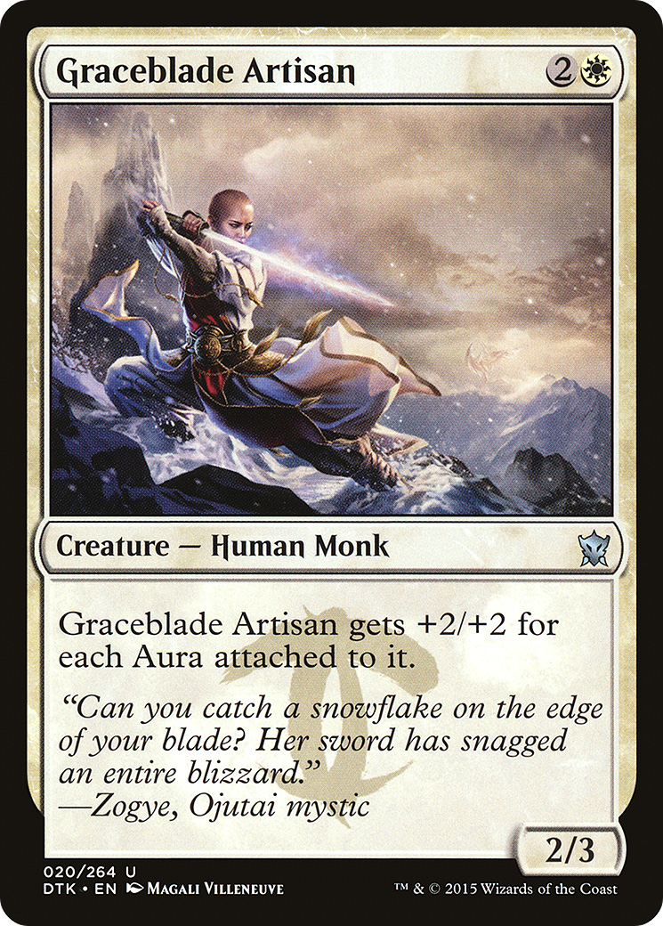 Graceblade Artisan (DTK-020) [Dragons of Tarkir] Foil MTG Single Wizards of the Coast