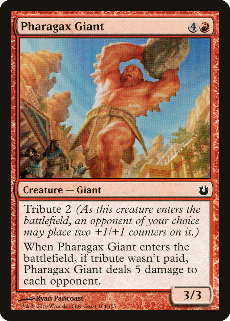 Pharagax Giant (BNG-104) [Born of the Gods] MTG Single Wizards of the Coast