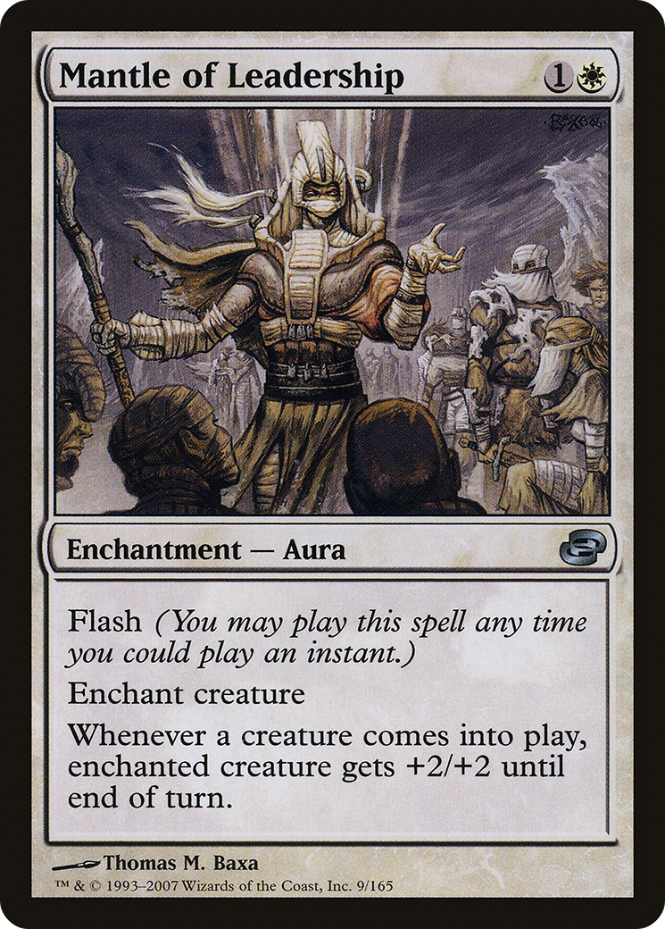 Mantle of Leadership (PLC-009) [Planar Chaos] Foil MTG Single Planar Chaos