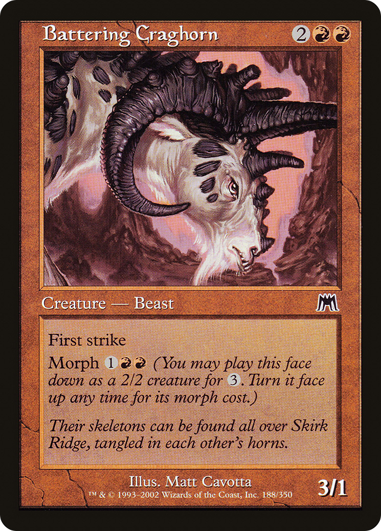 Battering Craghorn (ONS-188) [Onslaught] Foil MTG Single Wizards of the Coast