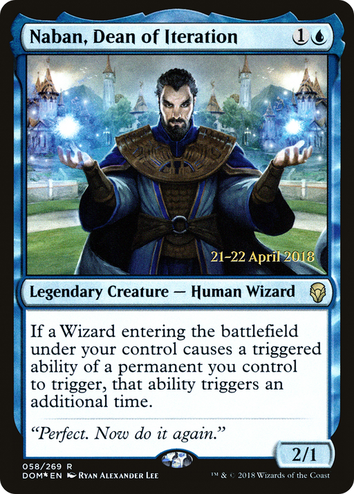Naban, Dean of Iteration (PRE-058) [Dominaria Promos] Foil MTG Single Wizards of the Coast