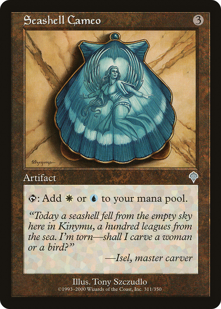 Seashell Cameo (INV-311) [Invasion] Foil MTG Single Wizards of the Coast