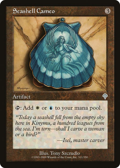 Seashell Cameo (INV-311) [Invasion] Foil MTG Single Wizards of the Coast