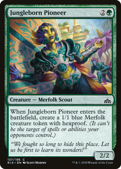Jungleborn Pioneer (RIX-137) [Rivals of Ixalan] MTG Single Wizards of the Coast