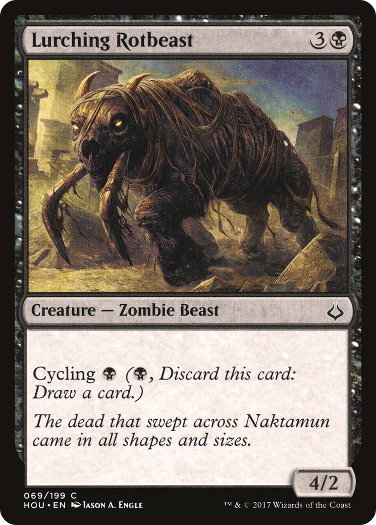 Lurching Rotbeast (HOU-069) [Hour of Devastation] Foil MTG Single Wizards of the Coast