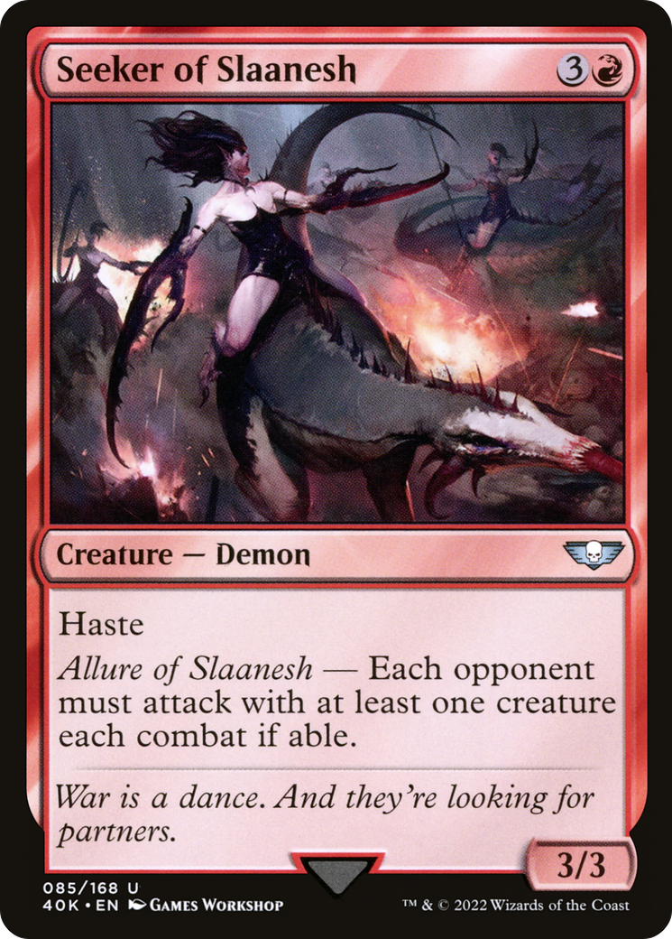 Seeker of Slaanesh (40K-085) [Warhammer 40,000 Commander] MTG Single Wizards of the Coast