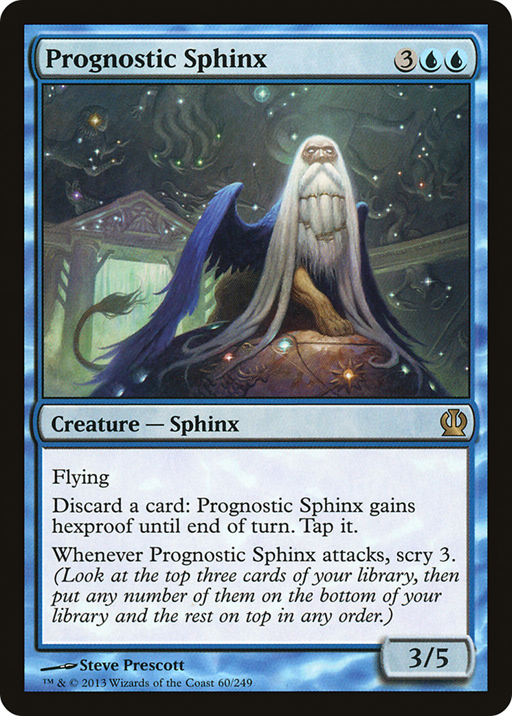Prognostic Sphinx (THS-060) [Theros] MTG Single Wizards of the Coast
