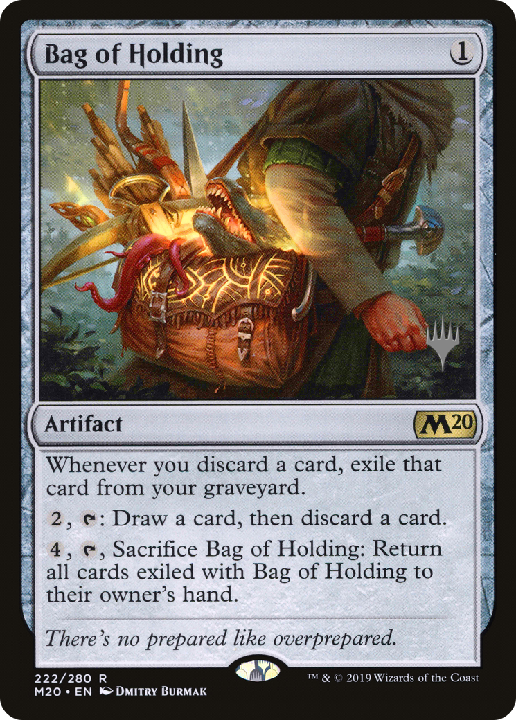 Bag of Holding (PPM20-222P) [Core Set 2020 Promos] Foil MTG Single Wizards of the Coast