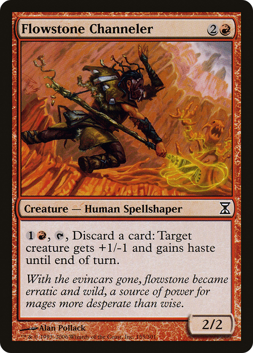 Flowstone Channeler (TSP-155) [Time Spiral] MTG Single Wizards of the Coast