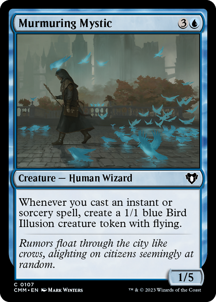 Murmuring Mystic (CMM-107) [Commander Masters] Foil MTG Single Wizards of the Coast