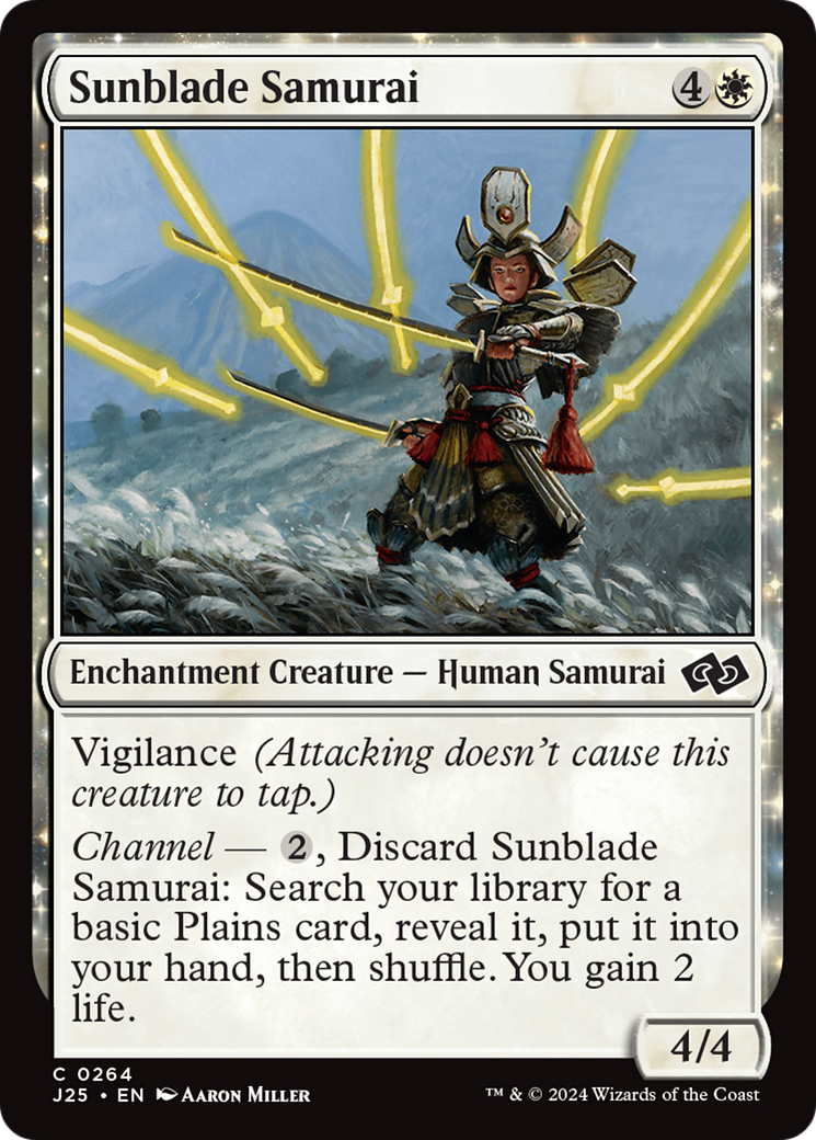 Sunblade Samurai (J25-264) [Foundations Jumpstart] MTG Single Wizards of the Coast