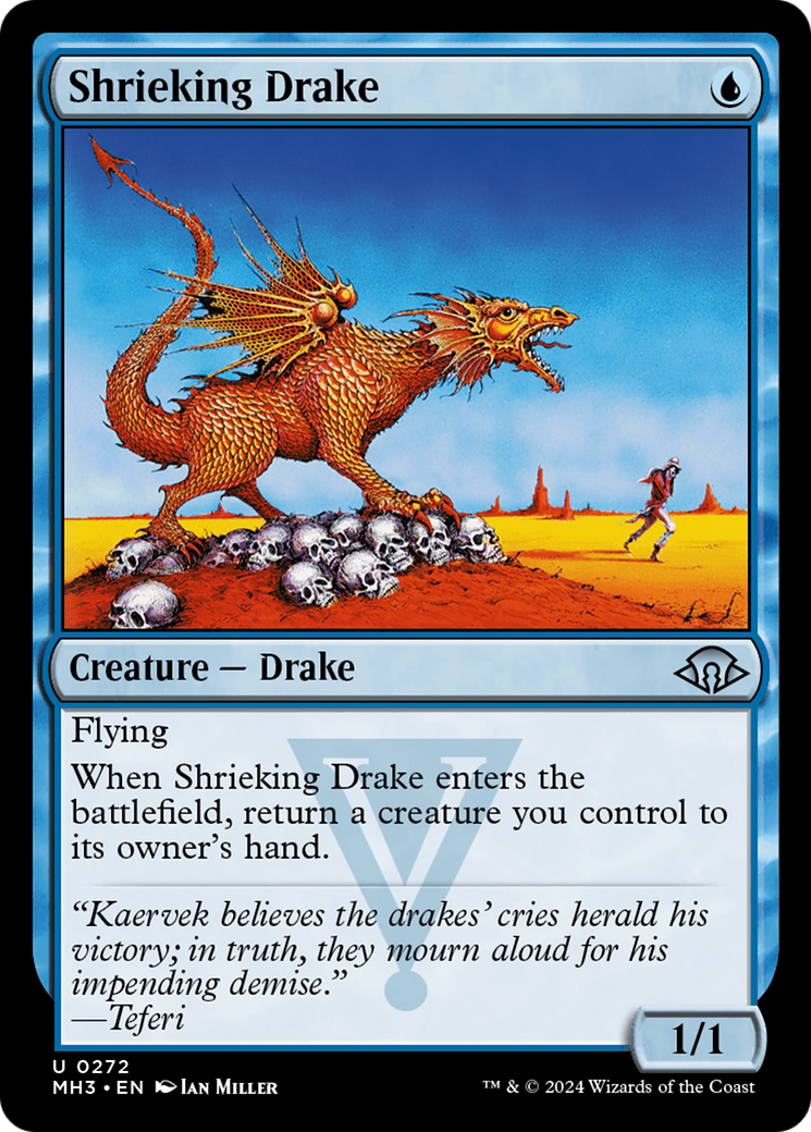 Shrieking Drake (MH3-272) [Modern Horizons 3] MTG Single Modern Horizons 3