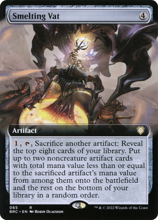 Smelting Vat (BRC-065) [The Brothers' War Commander] (Extended Art) MTG Single Wizards of the Coast