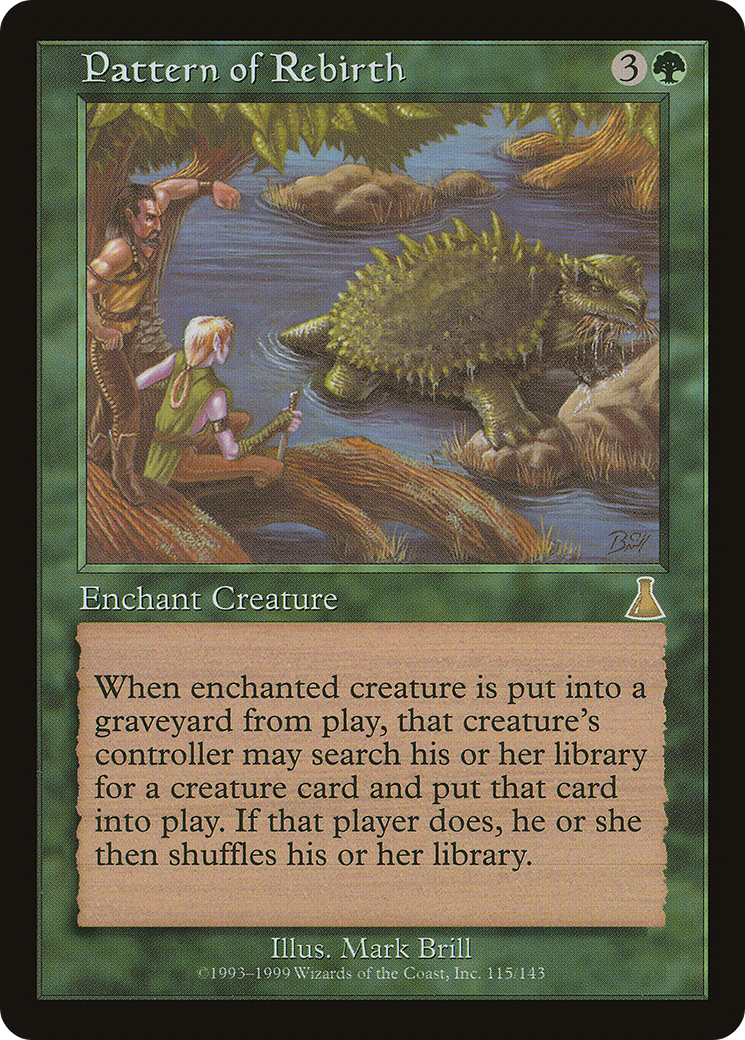 Pattern of Rebirth (UDS-115) [Urza's Destiny] MTG Single Wizards of the Coast