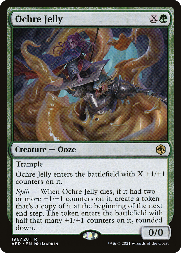 Ochre Jelly (AFR-196) [Adventures in the Forgotten Realms] MTG Single Wizards of the Coast
