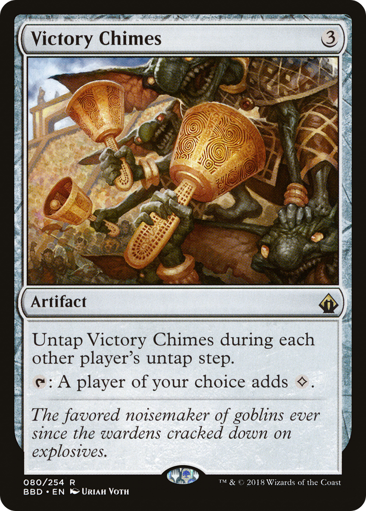 Victory Chimes (BBD-080) [Battlebond] Foil MTG Single Wizards of the Coast