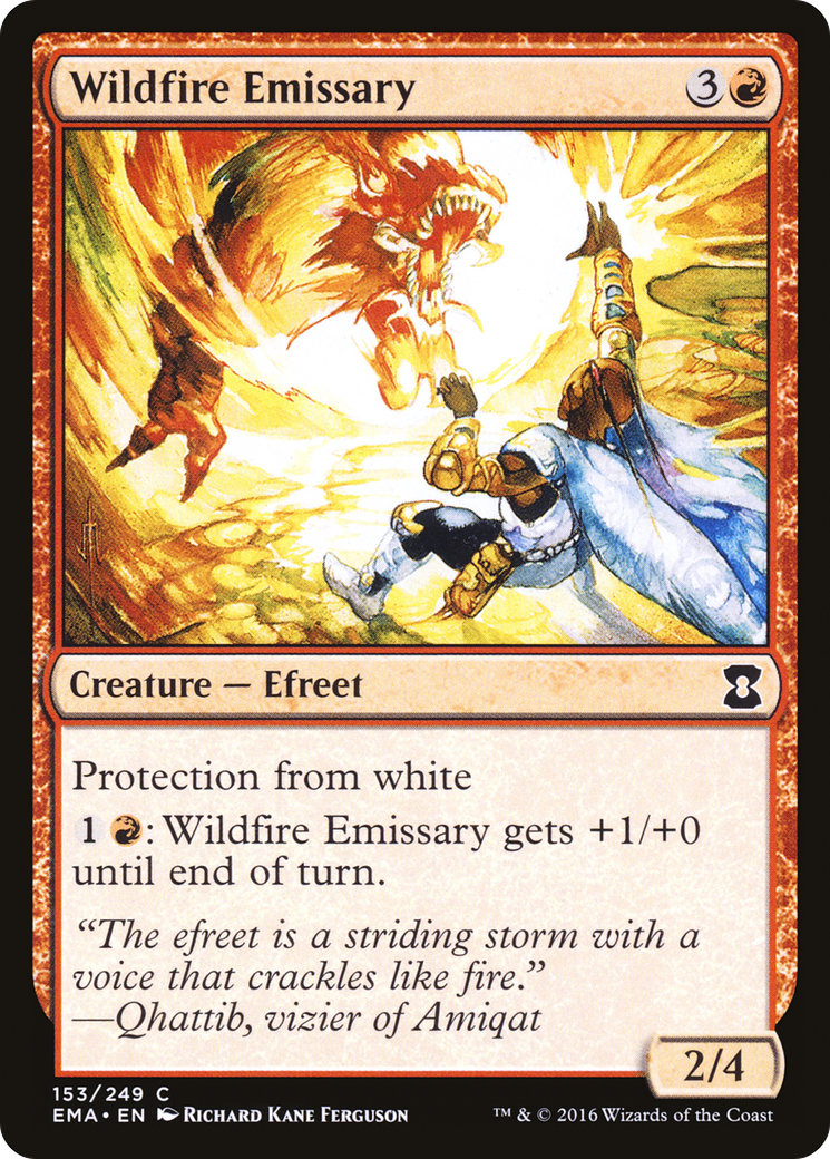 Wildfire Emissary (EMA-153) [Eternal Masters] Foil MTG Single Wizards of the Coast