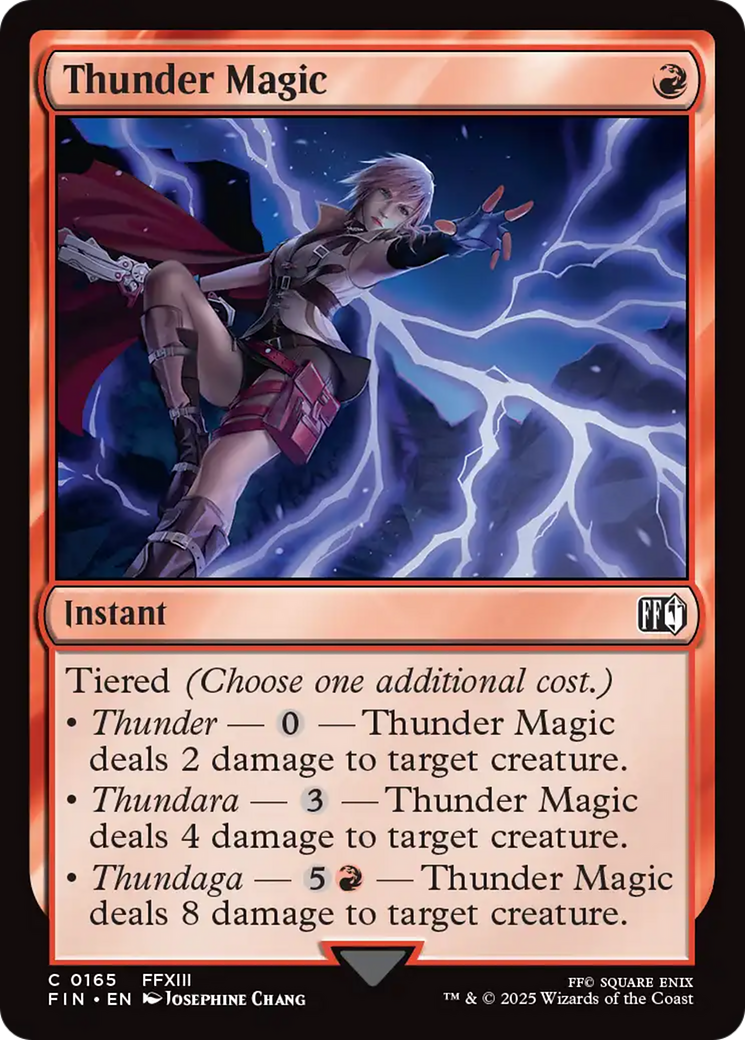Thunder Magic (FIN-165) [FINAL FANTASY] MTG Single Wizards of the Coast