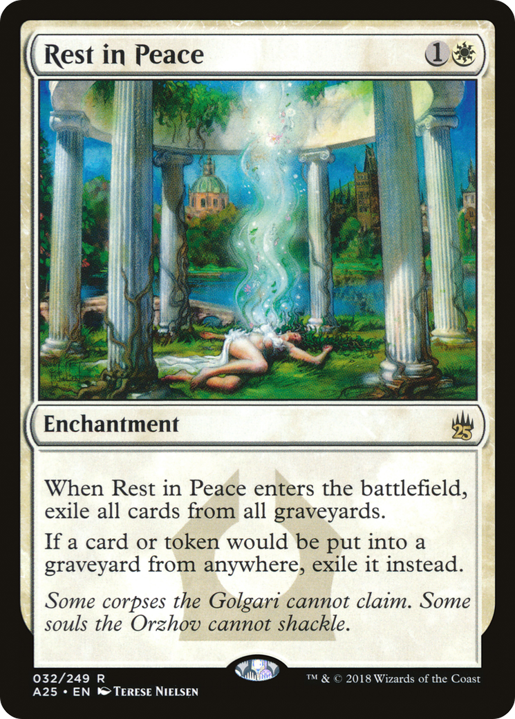 Rest in Peace (A25-032) [Masters 25] Foil MTG Single Wizards of the Coast
