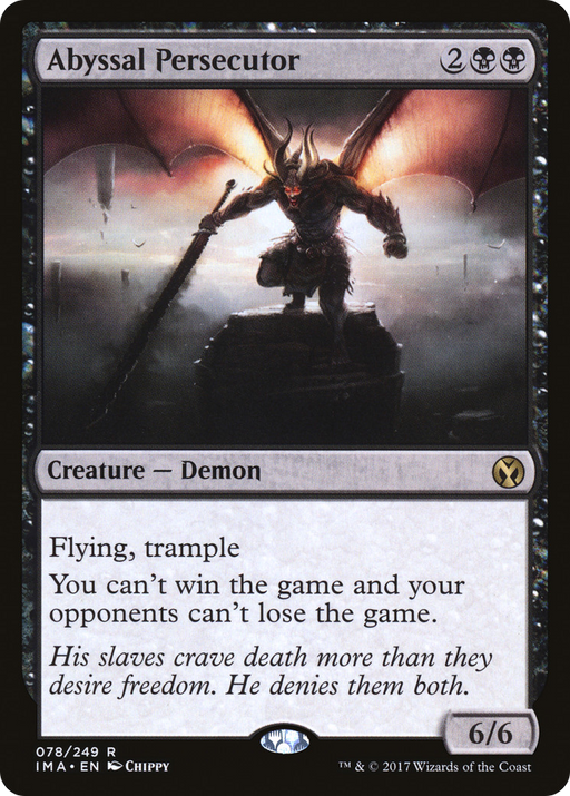 Abyssal Persecutor (IMA-078) [Iconic Masters] Foil MTG Single Wizards of the Coast
