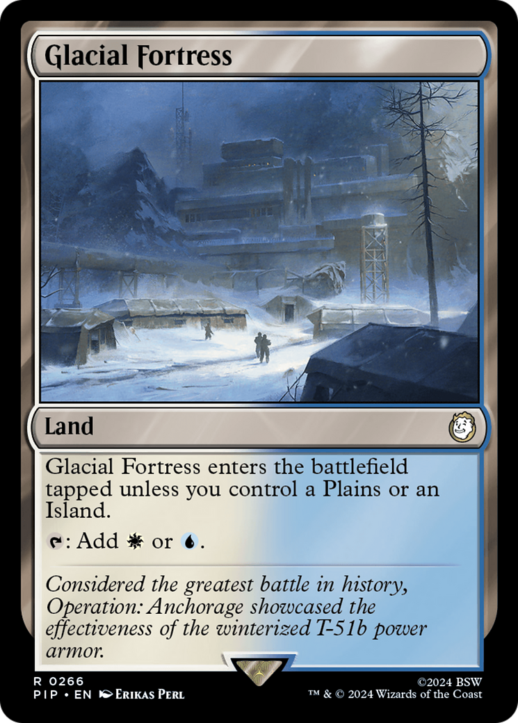 Glacial Fortress (PIP-266) [Fallout] MTG Single Wizards of the Coast