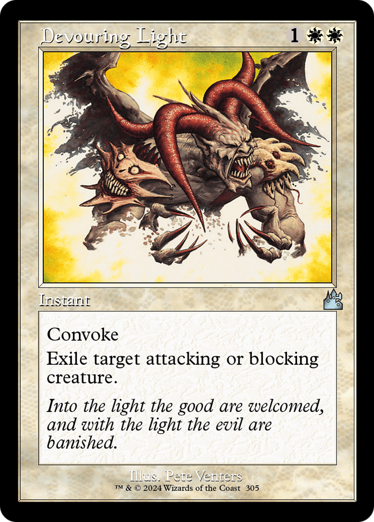 Devouring Light (RVR-305) [Ravnica Remastered] Foil MTG Single Wizards of the Coast