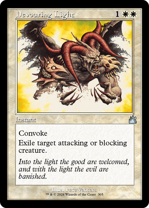 Devouring Light (RVR-305) [Ravnica Remastered] Foil MTG Single Wizards of the Coast
