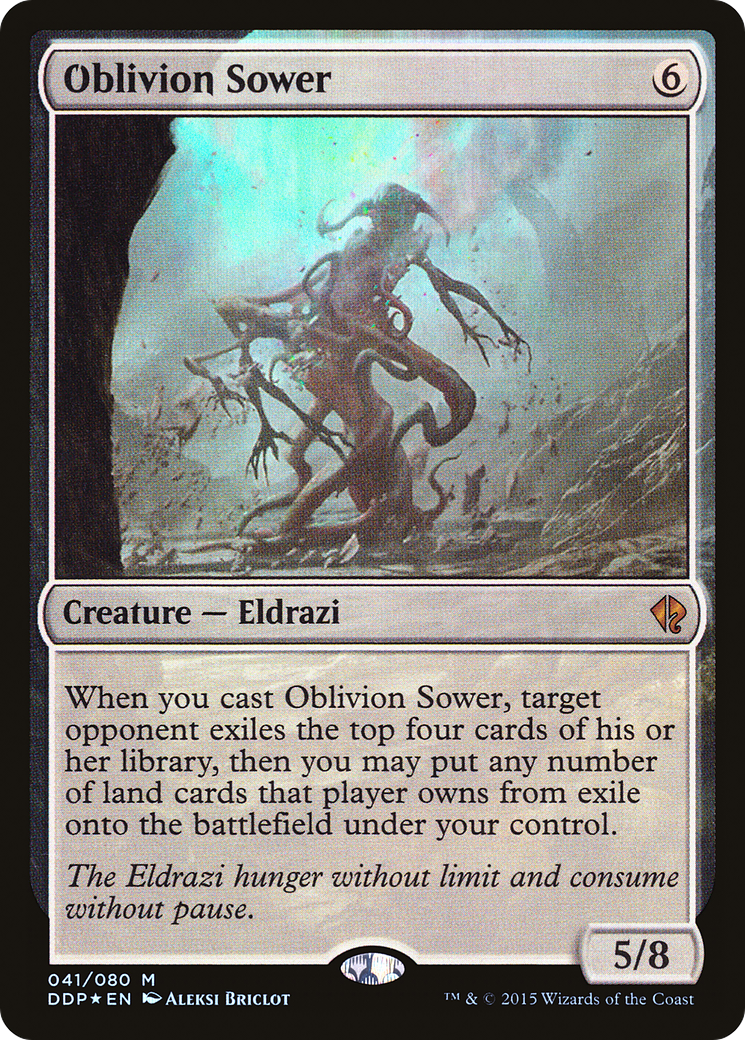 Oblivion Sower (DDP-041) [Misc] Duel Decks: Zendikar vs. Eldrazi Foil MTG Single Wizards of the Coast
