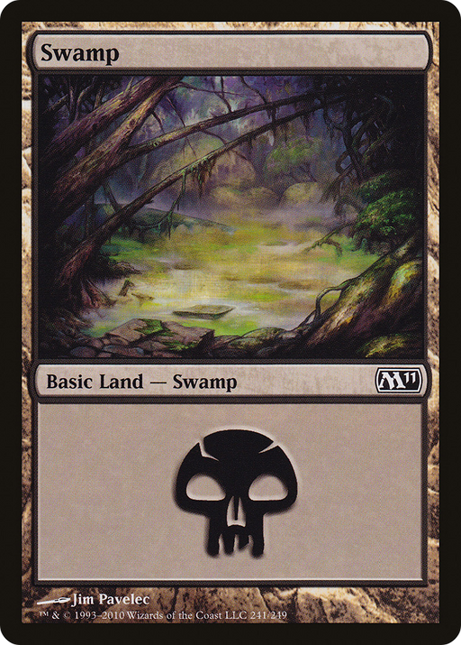 Swamp (241) (M11-241) [Magic 2011] MTG Single Wizards of the Coast