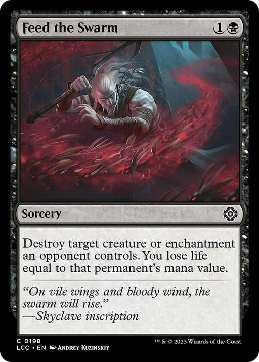 Feed the Swarm (LCC-198) [The Lost Caverns of Ixalan Commander] MTG Single Wizards of the Coast